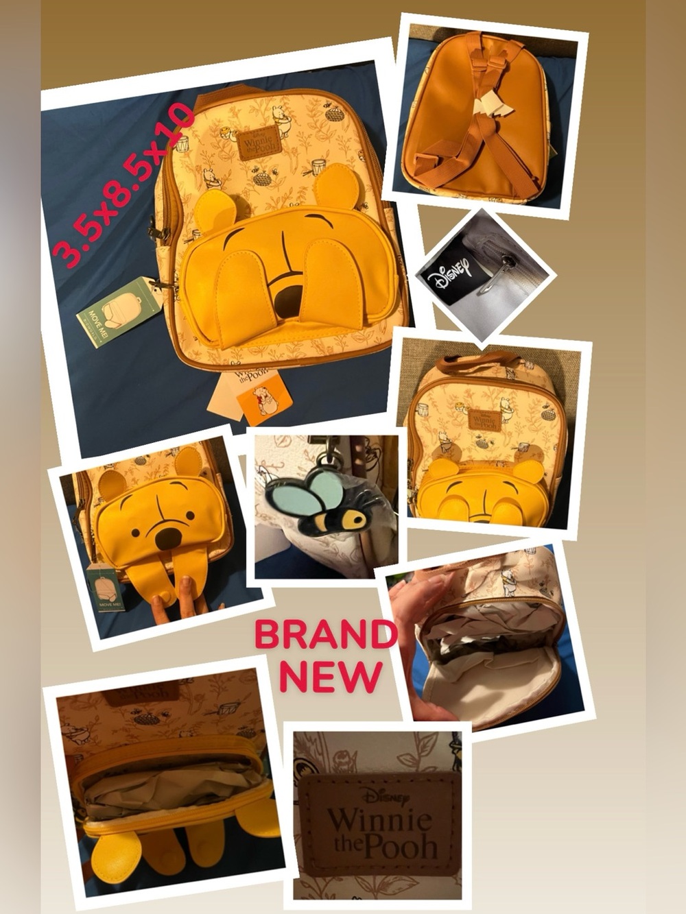 Disney Winnie the Pooh mini backpack. BRAND NEW WITH TAGS.